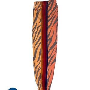 ISO!! Aviator Nation Orange and Black Tiger or Zebra Print Joggers in xs